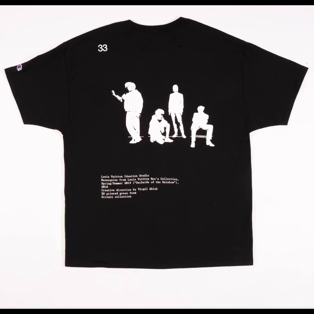 Virgil Abloh black tee, never worn
